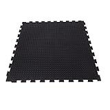 Floordirekt Stallmatte aus Gummi - 100 x 100 cm - Stallboden - Puzzlesystem - rutschfest &...