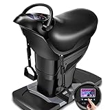 WHOOLEFUN Elektrische Reitmaschine, 3D -Simulation Reitfitnessautomat, 20 -Geschwindigkeit + 3...