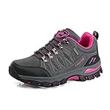 WOWEI Wanderstiefel Wanderschuhe wasserdichte Outdoor Sportlich Gleitsicher Bequem Leicht...