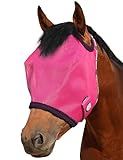 Harrison Howard Pferde Fliegenmaske Standard-Bremsenmaske mit Komfort-Fleece-Polsterung UV-Schutz...