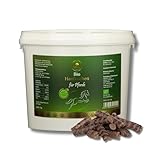 Naturezon® - Bio Hanfkuchen Pellets für Pferde 3kg - 100% naturrein - Presskuchen ohne Melasse und...