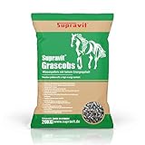 Supravit Grascobs Pferd 20kg | natürliche Graspellets als Heuersatz | Wiesencobs für Pferde mit...