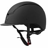 Equi-Theme EQUITHEME Helm mit farbigem Einsatz, Schwarz, Noir-52-54