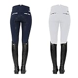 SPOOKS Reithose für Damen Mädchen Kinder, Voll-Besatz Reithosen Leggings Turnierreithose - bequem...