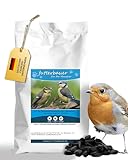 Futterbauer 10 kg Schwarze Sonnenblumenkerne für Vögel, 100% Natur, Hochwertige Energiequelle für...