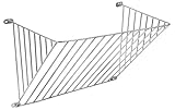 Kerbl 32705 Einzelraufe Verzinkt, 40 mm