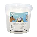 Reiterlive MSM 1,5kg - organischer Schwefel, hochrein, 34% Schwefel für Pferde, inkl. Messlöffel