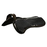 Acavallo Salvagarrese Freie Hexagon Gel 1/2 Pad & Hinten mit Speicher Pferd Equitation, braun, 1