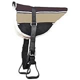 Brama West Westernpad Navajo - Reitpad Western mit Haltegriff - gepolstert - Braun, Gr. Full