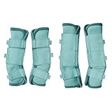 Gallopoff Fliegenstiefel für Pferde, atmungsaktiv, bequem, Netz, reduziert Stomping, Hufbelastung...