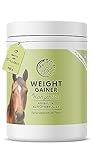 Annimally Weight Gainer Pulver Pferd - Aufbau Futter Pulver mit Sojaprotein, Hanföl, Bockshornklee,...