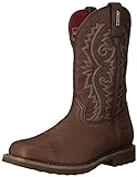 Rocky Boots Herren Cowboy Stiefel RKW0126 Westernreitstiefel Wasserdicht Lederstiefel Braun 42.5 EU
