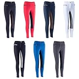 HKM by Reiterladen24 - Damen Reithose Vollbesatz BASICLINE schwarz/grau 38