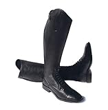 Rhinegold Reiter Leather Laced Riding Boot-10 Elite Luxus-Lederreitstiefel mit Schnürung, Größe...