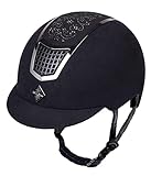 Fair Play Reithelm Quantinum Chic schwarz Strass M (56-58)