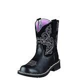 Ariat Damen Fatbaby II Westernstiefel, Black Deertan/Black, 38.5 EU