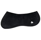 Acavallo Memory Foam Half Pad & Rear Riser, Größe:M, Farbe:schwarz