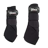 Eskadron Pro Active II Gamaschen schwarz 4er Set Fesselkopfgamaschen Warmblut (Größe II)