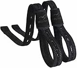 Equinate Slimline Mono Steigbügelriemen Columbia aus Wildleder Schwarz 60 cm