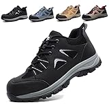 ISOOUS Sicherheitsschuhe Herren Damen Leicht Arbeitsschuhe Stahlkappenschuhe Atmungsaktiv...
