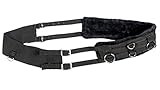 HKM 4057052122897 Longiergurt -Teddy-9191 Schwarz/Schwarzshetty