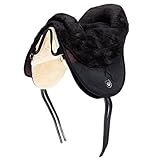 Werner Christ Fellsattel Cloud Spezial Hochwertiger baumloser Lammfell-Sattel, Bare-Back-pad aus...