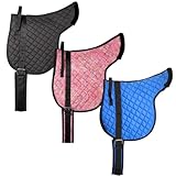 PFIFF 102925 Reitpad, Pad mit Haltegriff, baumloses Reitkissen, rutschhemmendes Material mit...