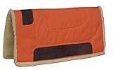 AMKA Westernpad ORANGE Western Pad Inka mit Teddy Fleece Unterseite aus 100% Polyester, 75 cm lang x...