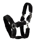 Back on Track Halfter Audrey extraweich mit Kunstfell schwarz (Full/Warmblut)