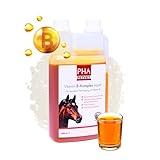 PHA Vitamin B Komplex Liquid für Pferde, Unterstützung für Nerven, Stoffwechsel & Regeneration,...