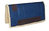 AMKA Westernpad BLAU Western Pad Inka mit Teddy Fleece Unterseite aus 100% Polyester, 75 cm lang x...