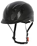 Kerbl Covallerio Reithelm eXite, Disc-System, Fast-Click-Verschluss, Unisex S/M
