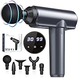 Massagepistole Massage Gun, Lefity Massagepistole 2600mAh Tiefenmassagegerät mit 30...