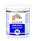 Vetripharm EQUIPUR Zink forte 1 kg Dose l Ergänzungsfutter für Pferde l Zink & Selen organisch...