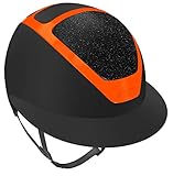 Kask Reithelm Star Lady Swarovski®Carpet in Black mit indiviuellen Rahmenfarben, Größe:59, Farbe...