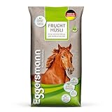 Eggersmann Frucht Müsli 20 kg – Eiweißreduziertes Pferdemüsli – Zusatzfutter mit hohem Gehalt...