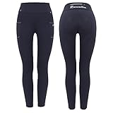 Cavallo Reitleggings Lana Grip Fullgrip in darkblue, Größe:42, Farbe:Dark Blue