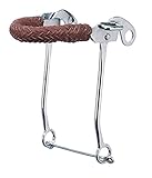 Weaver Leather Hackamore Gebiss mit geflochtenem Leder-Nasenriemen
