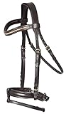 PFIFF 102840 Trensenzaum 'Jumper' Sperrriemen abnehmbar, braun Full