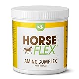 HORSE FLEX Amino Komplex Pulver für Pferde zur Unterstützung des Wachtstums, des Bindesgewebes und...