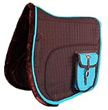 CHALLENGER Horse English 72125 Allzweck-Schabracke aus gestepptem Fleece mit Taschen