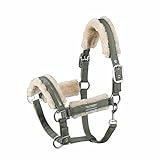 Eskadron Halfter Doublepin FauxFur Platinum 22 ashgreen W