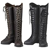 Lazura - Winter Reitstiefel für Damen Perth | warme Damenstiefel zum Reiten | Stiefel aus echtem...