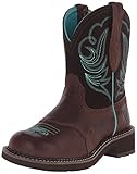 ARIAT Heritage Dapper Fatbaby Western Boot-Damen Leder Westernstiefel, Königliche Schokolade/Fudge,...