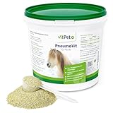 VitPet+ PneumoVit – Bei Husten Pferd – 1,2 kg – Mit natürlichem Eukalyptol – Zur...