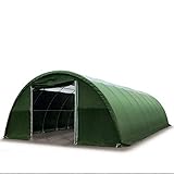 Rundbogenhalle Zelthalle mit Oberlicht 9,15x20x4,5m Weidezelt Offenstall Reithalle Weidehütte...