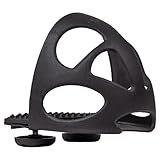 ARBO-INOX Fußstopper Sicherheitsclip für Steigbügel Schwarz aus Kunststoff (12CM)