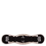 BR Premiere Dressur Kurzgurt Fell anatomisch geformt mit synthetischem Lammfell, Sattelgurt...