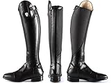 Tattini Retriever Reitstiefel mit Schnürung, lang, mit Griffeinsätzen, Wadengröße S, Schwarz,...