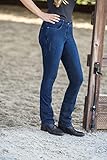 Easy Rider by Euro-Star Damen Jodphur Jeans-Reithose ERSara Denim Navy, Größe:46